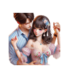 甘い愛/愛について語る/深い愛/良い気分（個別スタンプ：33）