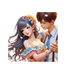 甘い愛/愛について語る/深い愛/良い気分（個別スタンプ：34）