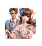 甘い愛/愛について語る/深い愛/良い気分（個別スタンプ：36）