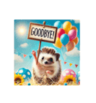 good luckハロー♡ハリネズミ（個別スタンプ：3）