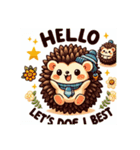 good luckハロー♡ハリネズミ（個別スタンプ：10）