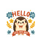 good luckハロー♡ハリネズミ（個別スタンプ：11）