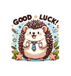 good luckハロー♡ハリネズミ（個別スタンプ：15）