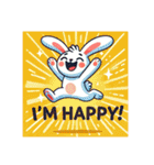 ポーリッシュうさぎの日常（個別スタンプ：13）