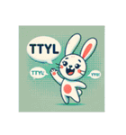 ポーリッシュうさぎの日常（個別スタンプ：29）