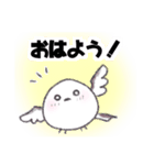 シマエナガのもふりちゃん 挨拶スタンプ（個別スタンプ：1）