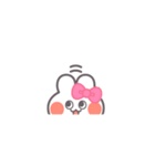 勉強するうしゃぎ！！ピンク（個別スタンプ：5）