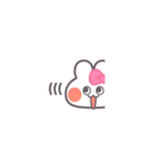 勉強するうしゃぎ！！ピンク（個別スタンプ：8）