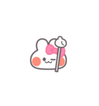 勉強するうしゃぎ！！ピンク（個別スタンプ：15）