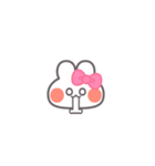勉強するうしゃぎ！！ピンク（個別スタンプ：20）