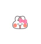 勉強するうしゃぎ！！ピンク（個別スタンプ：24）