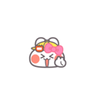 勉強するうしゃぎ！！ピンク（個別スタンプ：32）
