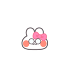 勉強するうしゃぎ！！ピンク（個別スタンプ：34）