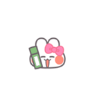 勉強するうしゃぎ！！ピンク（個別スタンプ：38）