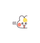 勉強するうしゃぎ！！黄色（個別スタンプ：8）