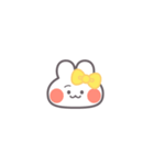 勉強するうしゃぎ！！黄色（個別スタンプ：16）