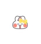 勉強するうしゃぎ！！黄色（個別スタンプ：24）