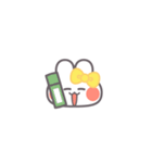 勉強するうしゃぎ！！黄色（個別スタンプ：38）
