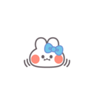 勉強するうしゃぎ！！水色（個別スタンプ：11）