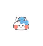勉強するうしゃぎ！！水色（個別スタンプ：13）