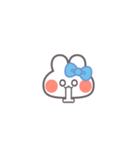 勉強するうしゃぎ！！水色（個別スタンプ：20）