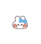 勉強するうしゃぎ！！水色（個別スタンプ：23）
