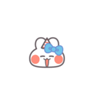 勉強するうしゃぎ！！水色（個別スタンプ：24）