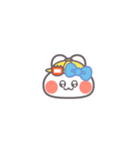 勉強するうしゃぎ！！水色（個別スタンプ：29）