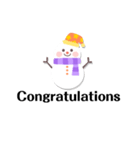 SnowMan winter stamp（個別スタンプ：6）