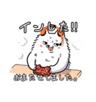 ゲームするポメ犬（個別スタンプ：7）