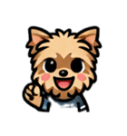 ヨークシャテリアちゃん1（個別スタンプ：8）