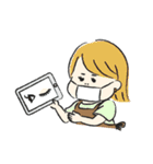 眉山まつ子のアイリストスタンプ（個別スタンプ：14）