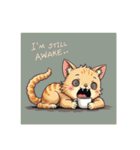 キモカワ猫の可愛いセリフ（個別スタンプ：13）