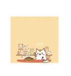 キモカワ猫の可愛いセリフ（個別スタンプ：26）