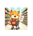 キモカワ猫の可愛いセリフ（個別スタンプ：28）