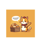 キモカワ猫の可愛いセリフ（個別スタンプ：29）