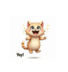 キモカワ猫の可愛いセリフ（個別スタンプ：38）