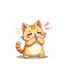 キモカワ猫の可愛いセリフ（個別スタンプ：39）