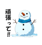 雪だるまの日常会話スタンプ（個別スタンプ：13）