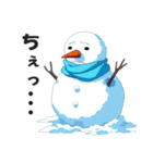 雪だるまの日常会話スタンプ（個別スタンプ：37）