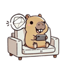 カピバラの生活 (タイ)（個別スタンプ：26）