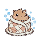 カピバラの生活 (タイ)（個別スタンプ：40）