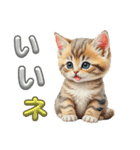 子猫の毎日あいさつ会話（個別スタンプ：1）