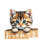 子猫の毎日あいさつ会話（個別スタンプ：12）