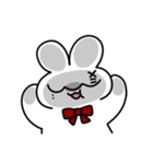 珍獣戯画うさぎ2（個別スタンプ：1）