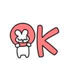 珍獣戯画うさぎ2（個別スタンプ：11）