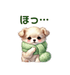 ふわふわチワワ 冬（個別スタンプ：17）