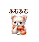 ふわふわチワワ 冬（個別スタンプ：22）