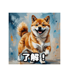 油絵風で一言！（個別スタンプ：2）