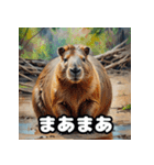 油絵風で一言！（個別スタンプ：10）